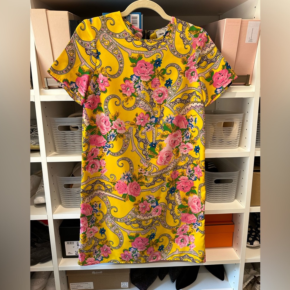 ASOS floral t shirt dress